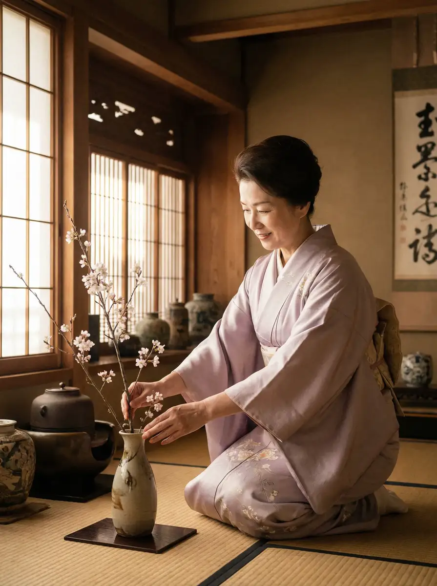 一位优雅的 黄瓜视频-每日更新热门视频|免费高清在线观看|官方平台 在和室中插花